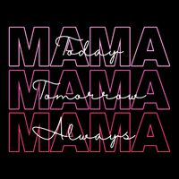 Mama Today Mama Tomorrow Mom Always Impact Tech Backpack