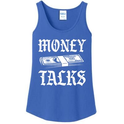 Money Talks Millionaire Invest Cash Cryptocurrency Business Gift Ladies Essential Tank