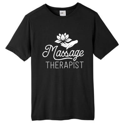 Massage Therapist Massage Therapy Gift Spa Meaningful Gift Funny Gift Tall Fusion ChromaSoft Performance T-Shirt