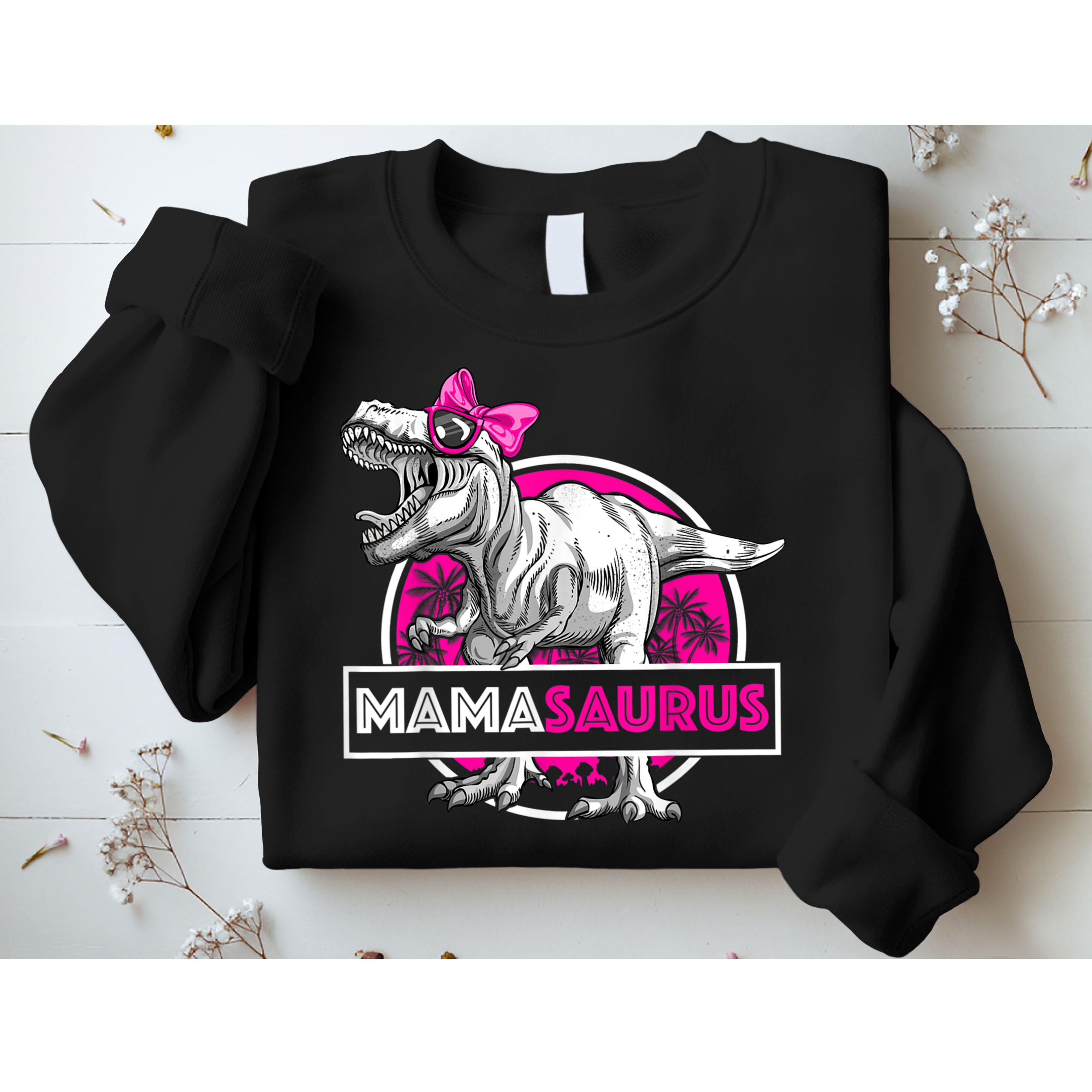 Mamasaurus TRex Matching Funny Mother Saurus Dinosaur Sweatshirt