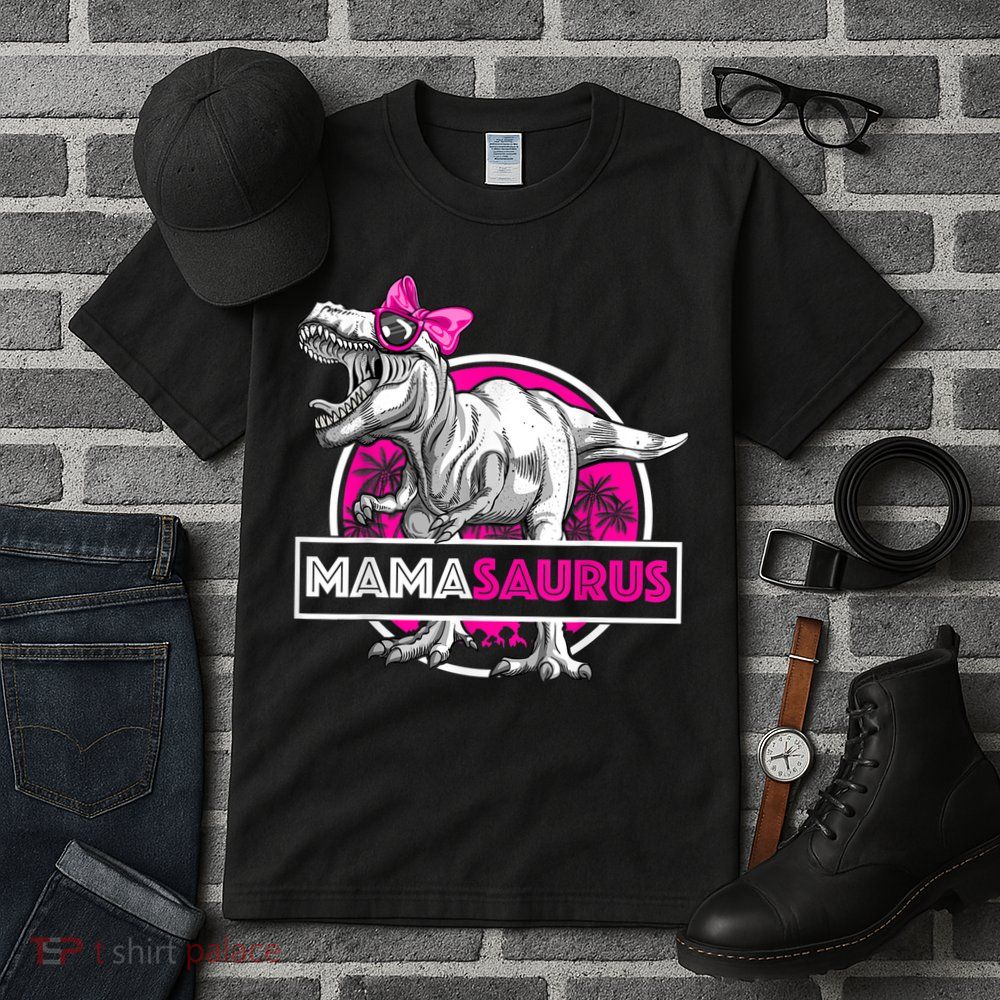 Mamasaurus TRex Matching Funny Mother Saurus Dinosaur Tall T-Shirt