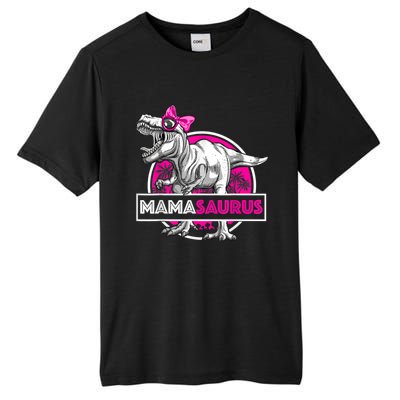 Mamasaurus TRex Matching Funny Mother Saurus Dinosaur Tall Fusion ChromaSoft Performance T-Shirt