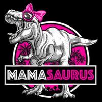 Mamasaurus TRex Matching Funny Mother Saurus Dinosaur 16 in Basic Backpack