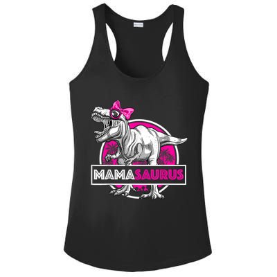 Mamasaurus TRex Matching Funny Mother Saurus Dinosaur Ladies PosiCharge Competitor Racerback Tank
