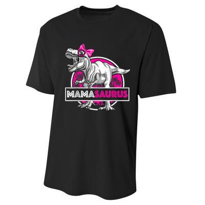 Mamasaurus TRex Matching Funny Mother Saurus Dinosaur Performance Sprint T-Shirt