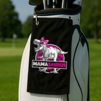 Mamasaurus TRex Matching Funny Mother Saurus Dinosaur Golf Towel