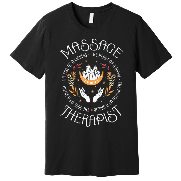 Massage Therapist Masseuse Massage Therapy Massotherapist Premium T-Shirt