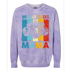 Monster Truck Monster Truck Mama Girl Mom Colorblast Crewneck Sweatshirt