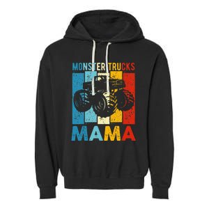 Monster Truck Monster Truck Mama Girl Mom Garment-Dyed Fleece Hoodie