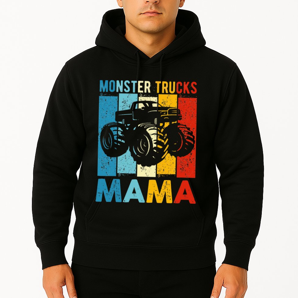 Monster Truck Monster Truck Mama Girl Mom Hoodie