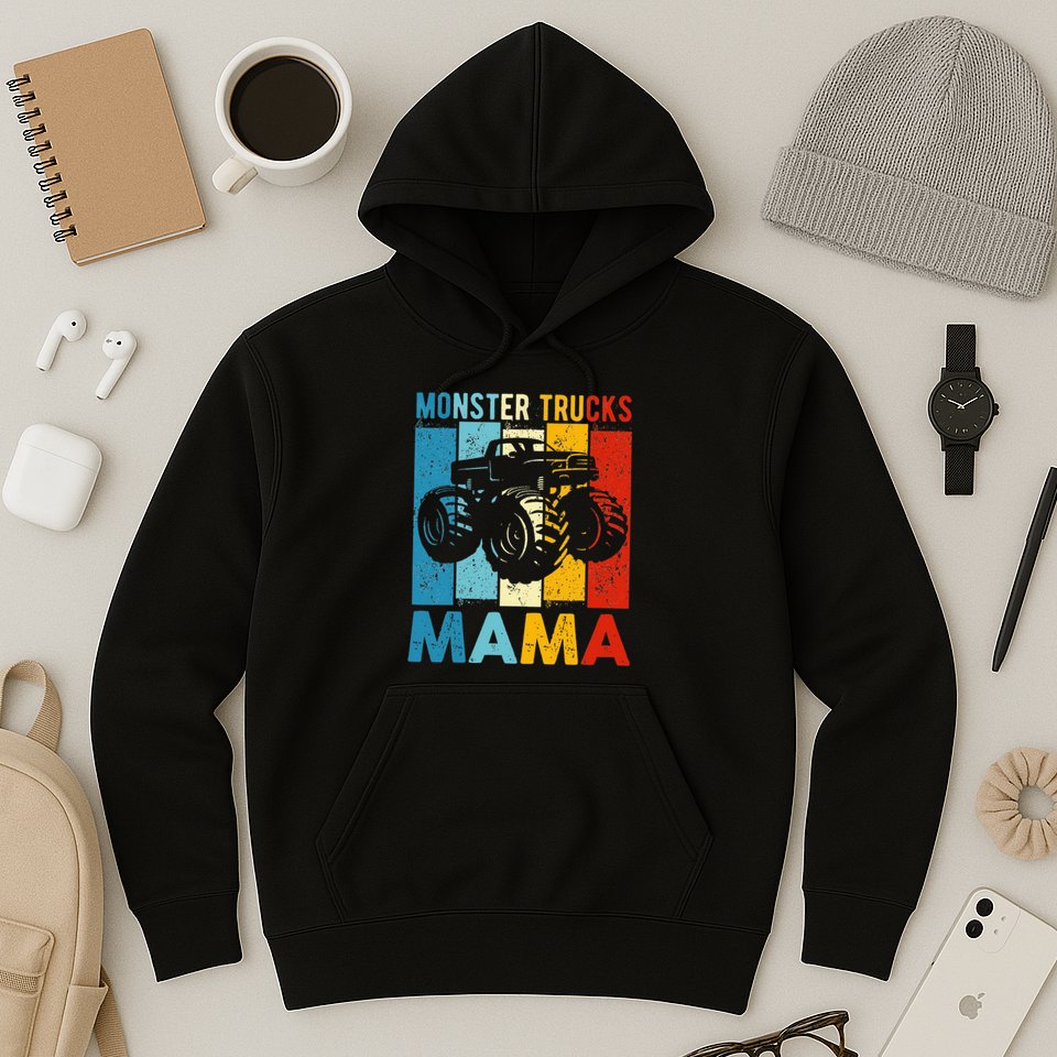 Monster Truck Monster Truck Mama Girl Mom Hoodie