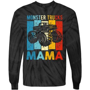 Monster Truck Monster Truck Mama Girl Mom Tie-Dye Long Sleeve Shirt