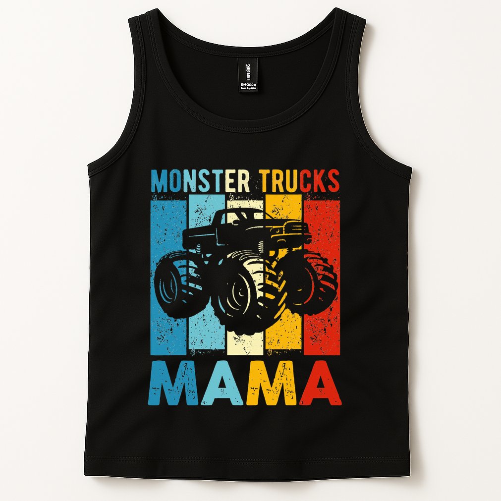 Monster Truck Monster Truck Mama Girl Mom Tank Top