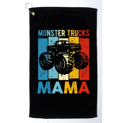 Monster Truck Monster Truck Mama Girl Mom Platinum Collection Golf Towel