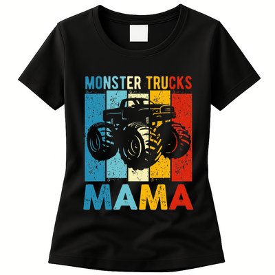 Monster Truck Monster Truck Mama Girl Mom Womens T-Shirt