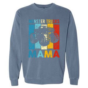 Monster Truck Monster Truck Mama Girl Mom Garment-Dyed Sweatshirt