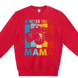 Monster Truck Monster Truck Mama Girl Mom Premium Crewneck Sweatshirt