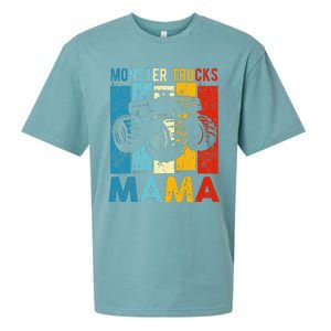 Monster Truck Monster Truck Mama Girl Mom Sueded Cloud Jersey T-Shirt