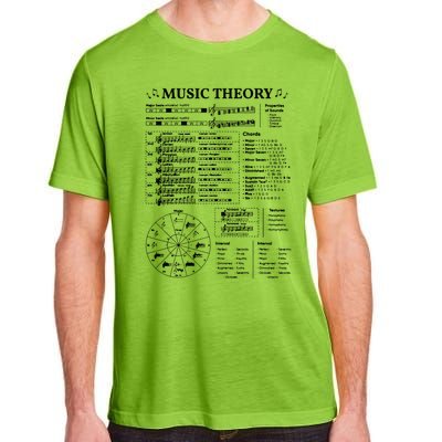 Music Theory Musician Music Teacher EDM School Adult ChromaSoft Performance T-Shirt