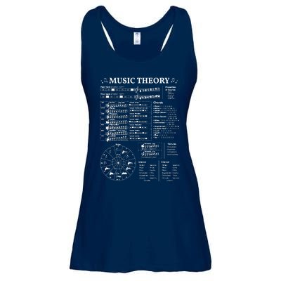 Music Theory Musician Music Teacher EDM School Ladies Essential Flowy Tank