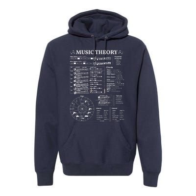 Music Theory Musician Music Teacher EDM School Premium Hoodie