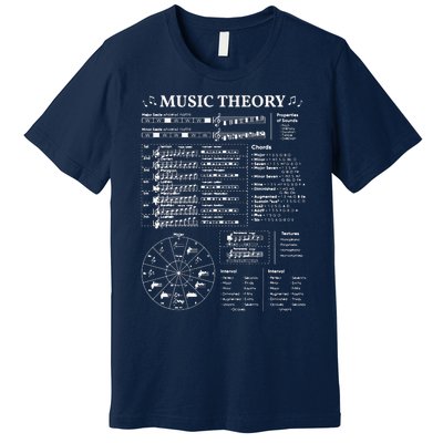 Music Theory Musician Music Teacher EDM School Premium T-Shirt