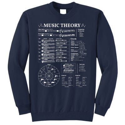 Music Theory Musician Music Teacher EDM School Tall Sweatshirt