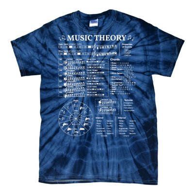 Music Theory Musician Music Teacher EDM School Tie-Dye T-Shirt