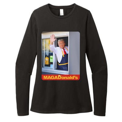 Magadonalds Trump Mcdonalds Womens CVC Long Sleeve Shirt