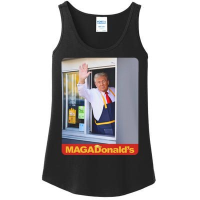 Magadonalds Trump Mcdonalds Ladies Essential Tank