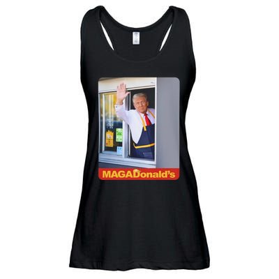 Magadonalds Trump Mcdonalds Ladies Essential Flowy Tank