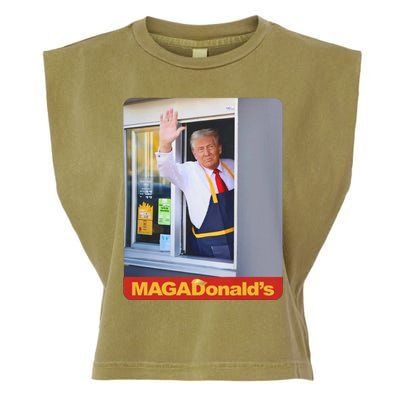 Magadonalds Trump Mcdonalds Garment-Dyed Women's Muscle Tee