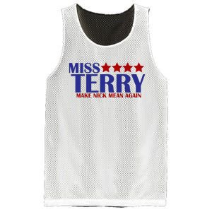 Miss Terry Make Nick Mean Again Mesh Reversible Basketball Jersey Tank