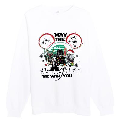 May The Magic Be With You Christmas Premium Crewneck Sweatshirt