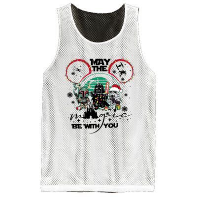 May The Magic Be With You Christmas Mesh Reversible Basketball Jersey Tank