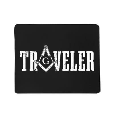 Mason Traveler Masonic Square And Compass Mousepad