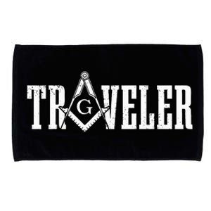 Mason Traveler Masonic Square And Compass Microfiber Hand Towel