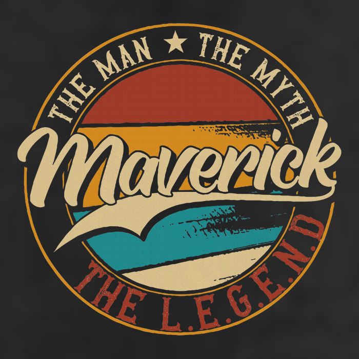Maverick The Man The Myth The Legend Cool Comfort Performance Bucket Hat