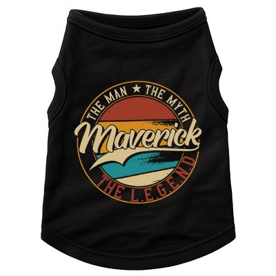 Maverick The Man The Myth The Legend Doggie Tank