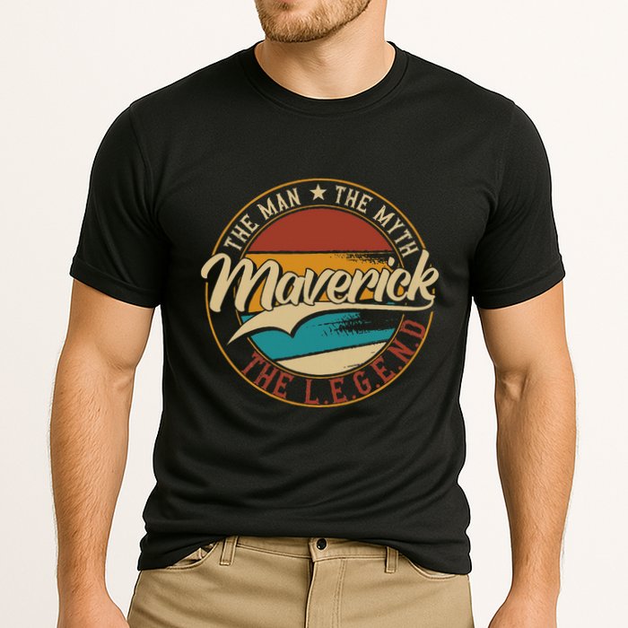 Maverick The Man The Myth The Legend Performance Shirt