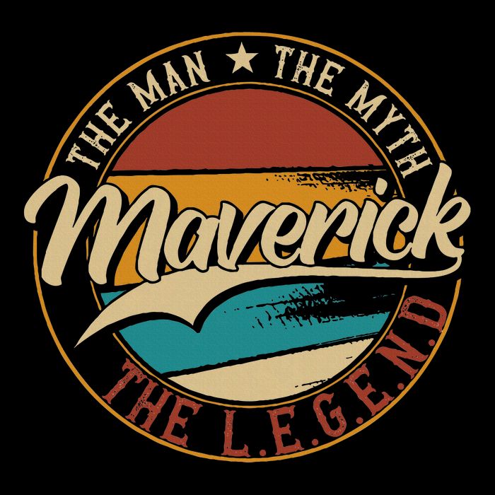 Maverick The Man The Myth The Legend Performance Shirt