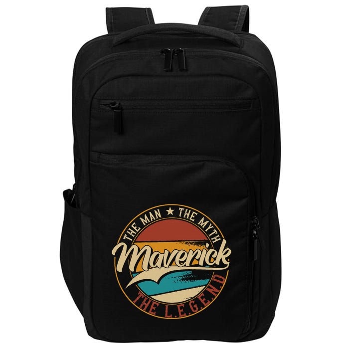 Maverick The Man The Myth The Legend Impact Tech Backpack