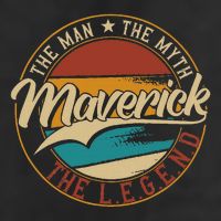 Maverick The Man The Myth The Legend Golf Towel
