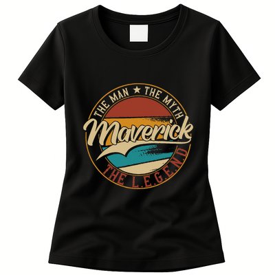 Maverick The Man The Myth The Legend Womens T-Shirt