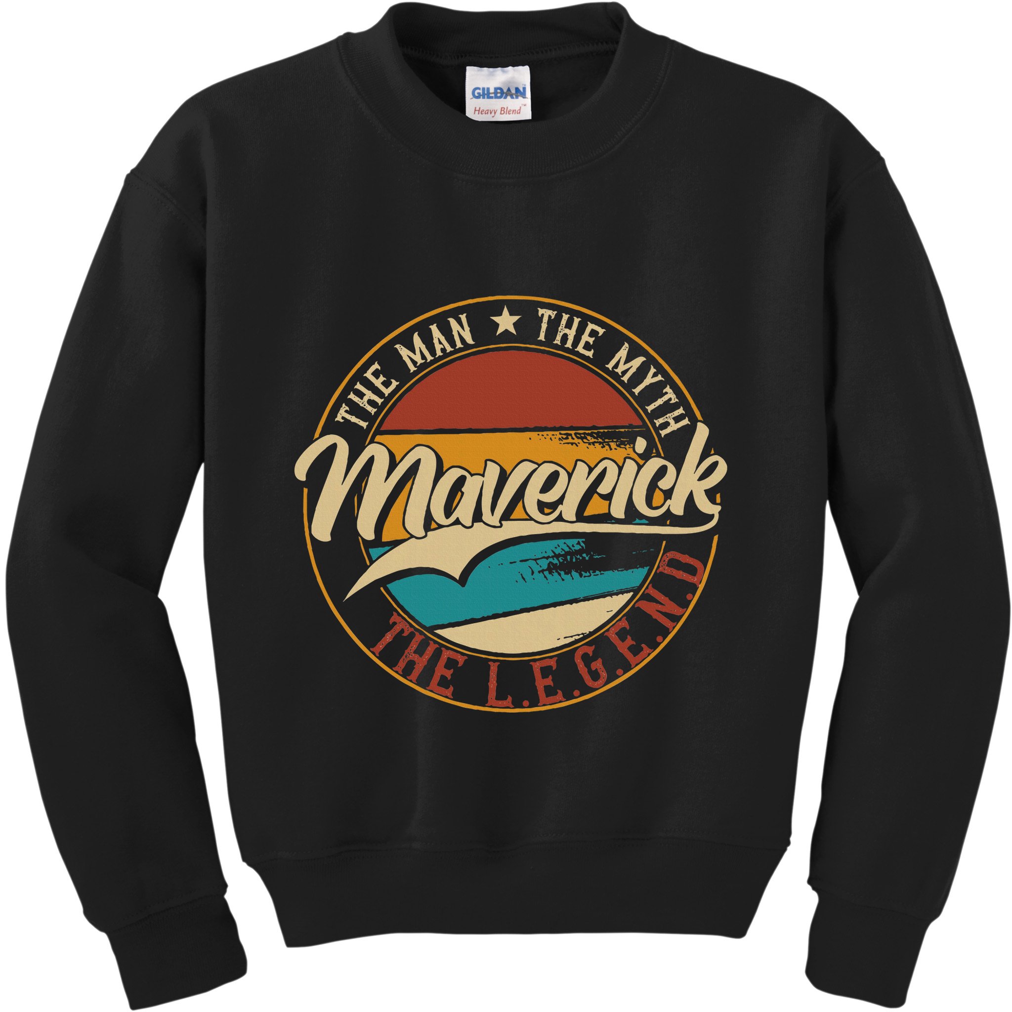 Maverick The Man The Myth The Legend Kids Sweatshirt