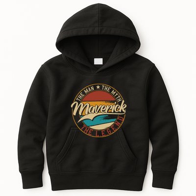 Maverick The Man The Myth The Legend Kids Hoodie