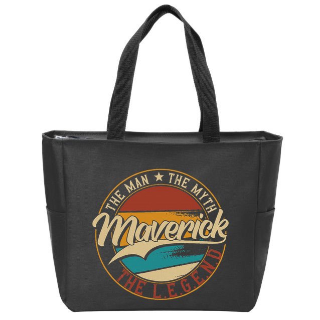 Maverick The Man The Myth The Legend Zip Tote Bag