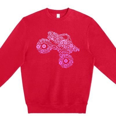 Monster Truck Premium Crewneck Sweatshirt