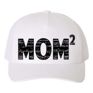 Mom2 Two Mothers Day Best Mom Mother Of 2 Yupoong Adult 5-Panel Trucker Hat