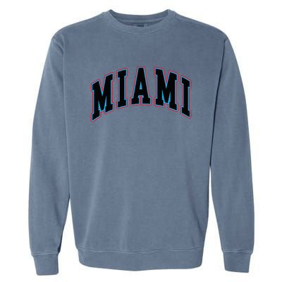 Miami Text Garment-Dyed Sweatshirt